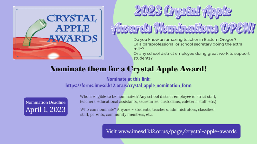 Crystal Apple Award